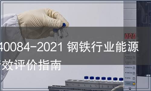 GB/T 40084-2021 鋼鐵行業能源管理績效評價指南