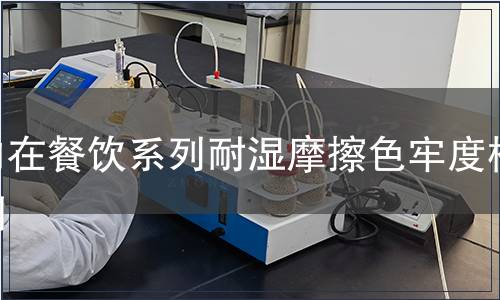 內在餐飲系列耐濕摩擦色牢度檢測