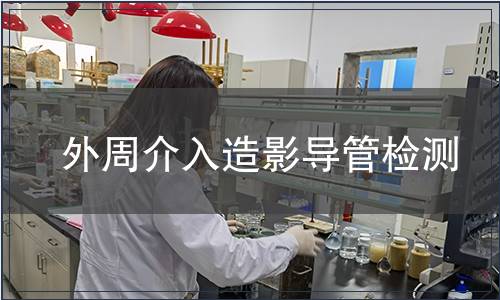 外周介入造影導(dǎo)管檢測