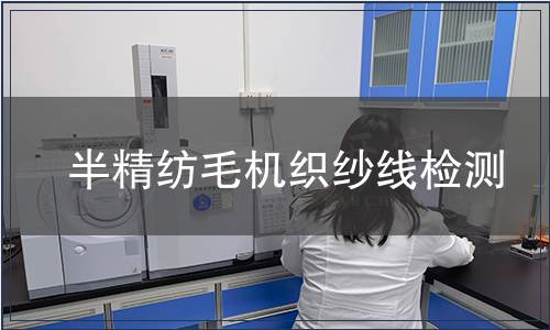 半精紡毛機織紗線檢測