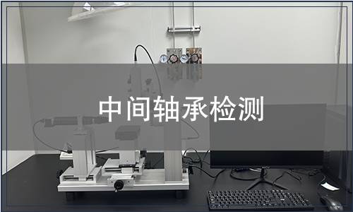 中間軸承檢測
