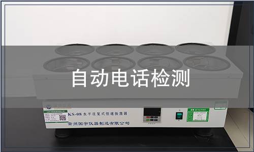 自動(dòng)電話檢測(cè)
