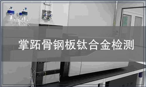 掌跖骨鋼板鈦合金檢測(cè)