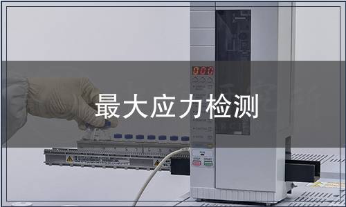 最大應(yīng)力檢測(cè)