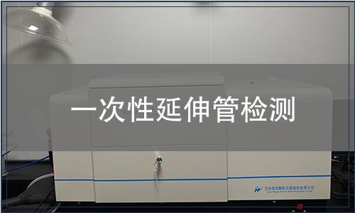 一次性延伸管檢測