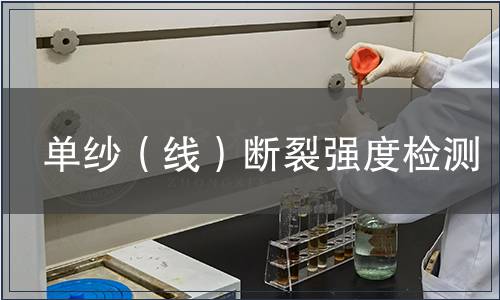 單紗（線）斷裂強度檢測