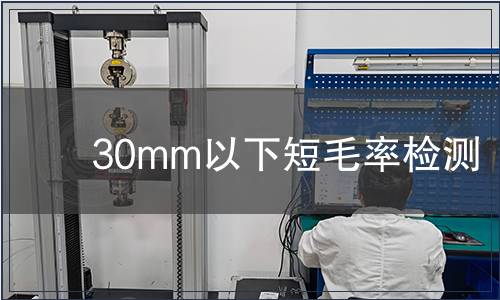 30mm以下短毛率檢測(cè)