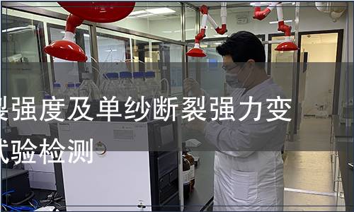 單紗斷裂強度及單紗斷裂強力變異系數試驗檢測
