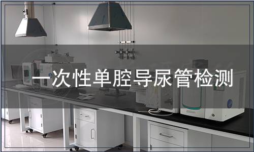 一次性單腔導(dǎo)尿管檢測(cè)