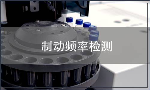 制動(dòng)頻率檢測