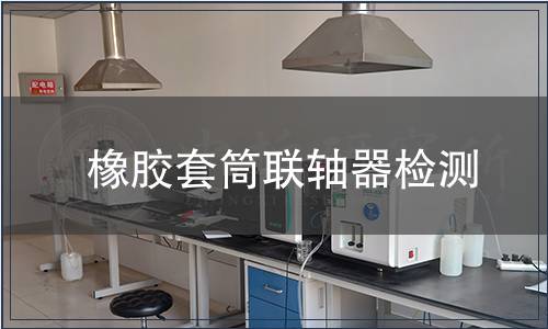 橡膠套筒聯軸器檢測