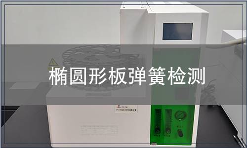 橢圓形板彈簧檢測