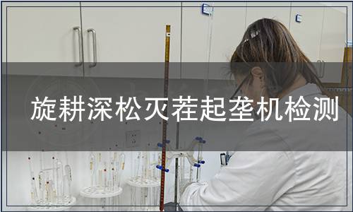 旋耕深松滅茬起壟機(jī)檢測(cè)