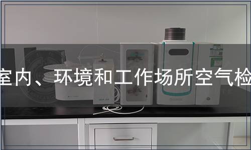 室內、環境和工作場所空氣檢測