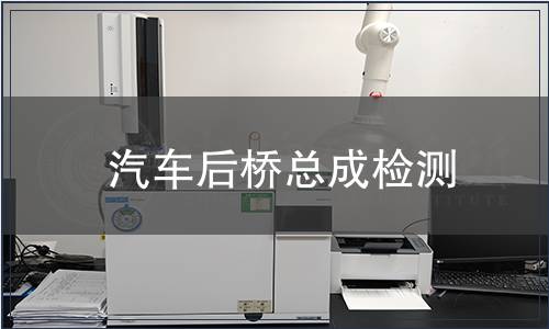 汽車后橋總成檢測(cè)