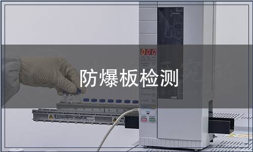 防爆板檢測